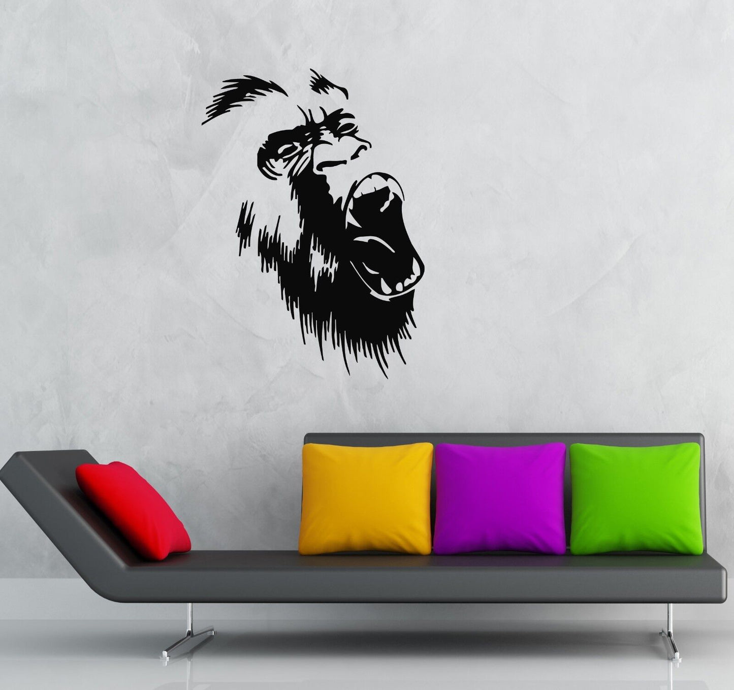 Wall Stickers Vinyl Decal Monkey Animal Coolest Decor for Home Room (ig821)