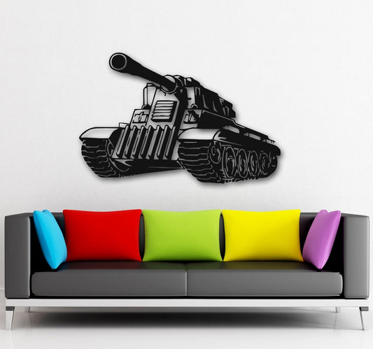 Wall Stickers Vinyl Decal Tank Army Military War Boys Room (ig819)