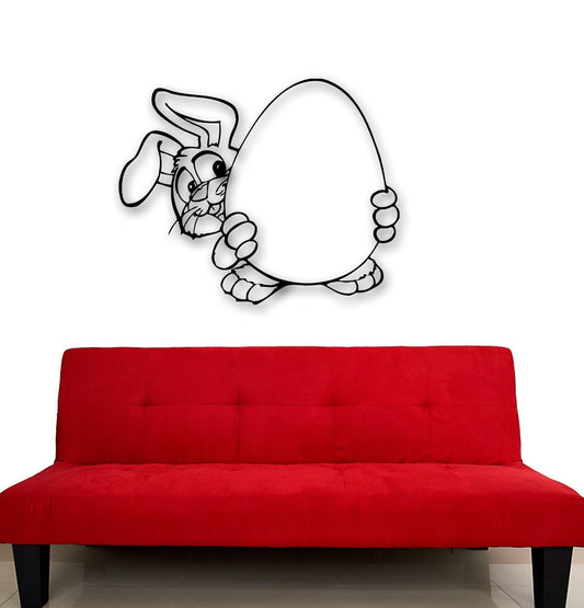 Wall Stickers Vinyl Decal Easter Bunny Egg Holiday Home Decor (ig784)