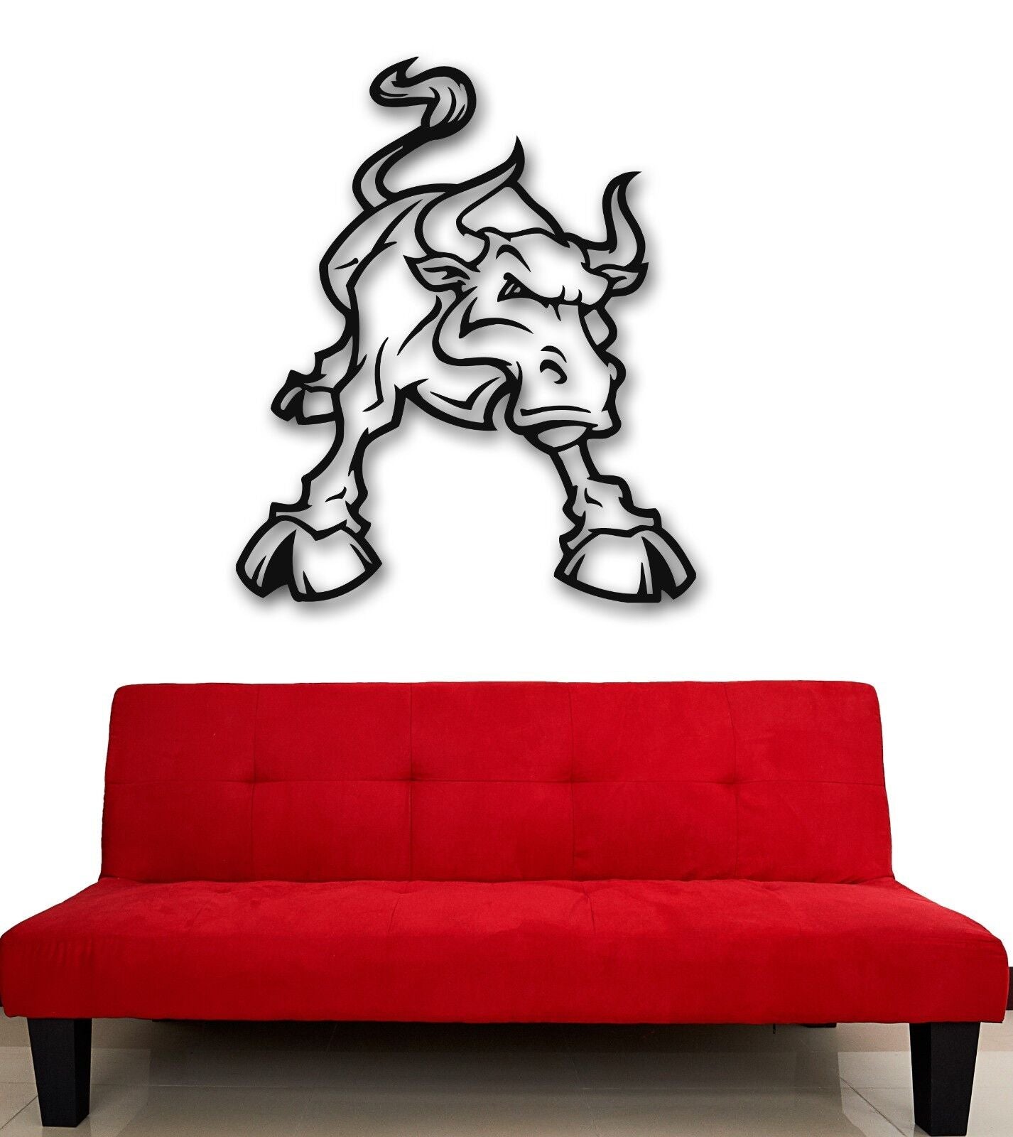 Wall Stickers Vinyl Decal Angry Bull Bullfighting Animal Great Decor (ig776)