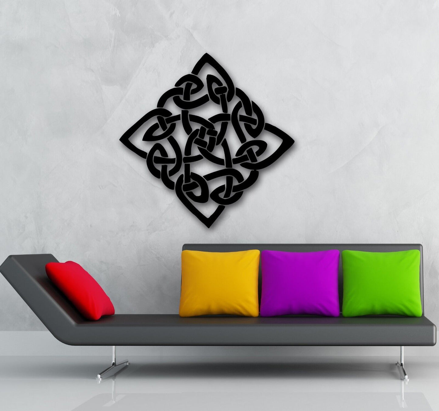 Wall Stickers Vinyl Decal Celtic Cross Symbol Druid Religion Ireland (ig752)