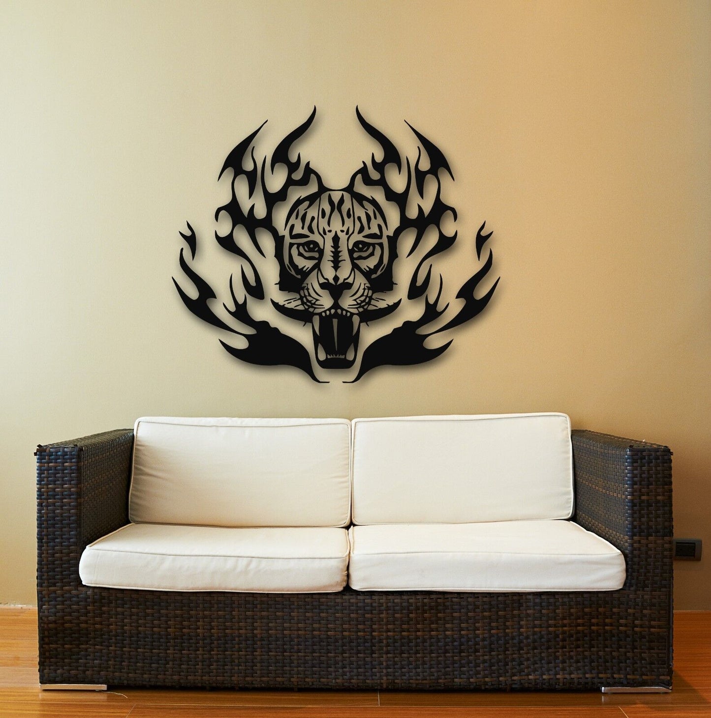 Wall Stickers Vinyl Decal Tiger Animal Predator Tribal Coolest Decor (ig743)