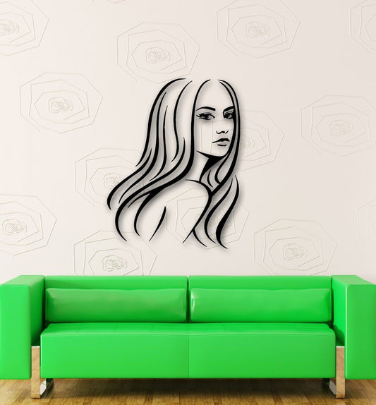 Wall Stickers Vinyl Decal Hot Sexy Girl Great Decor for Beauty Salon (ig677)