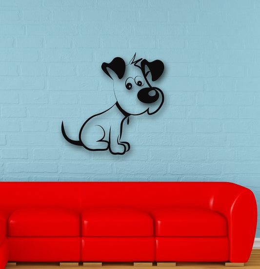 Wall Stickers Vinyl Decal Funny Puppy Dog for Kids Room Nursery (ig657)