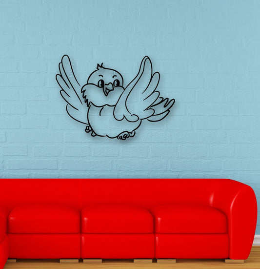 Wall Stickers Vinyl Decal Cute Bird Decor Children's Room Nursery (ig653)