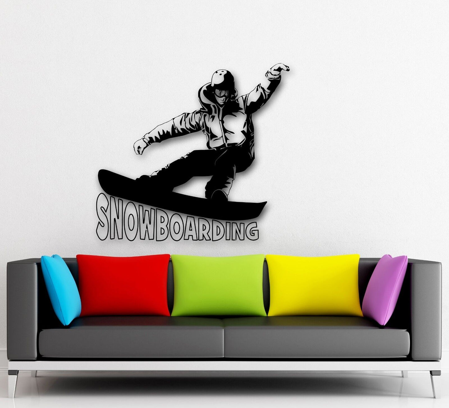 Wall Stickers Vinyl Decal Snowboarding Extreme Winter Sports (ig640)