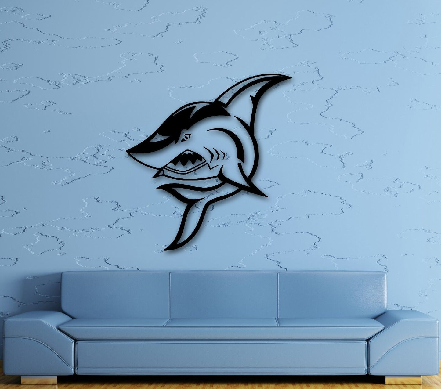 Wall Stickers Vinyl Decal Shark Marine Animal Ocean Room Decor (ig634)