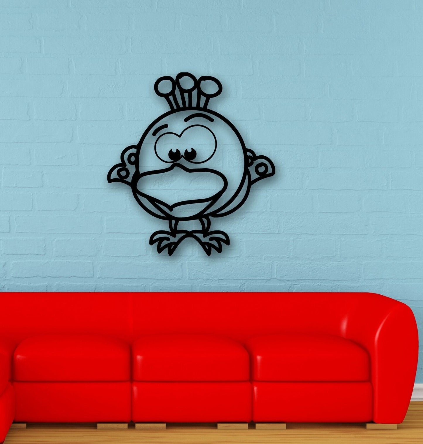 Wall Stickers Vinyl Decal Funny Bird for Children's Baby Room Nursery (ig630)