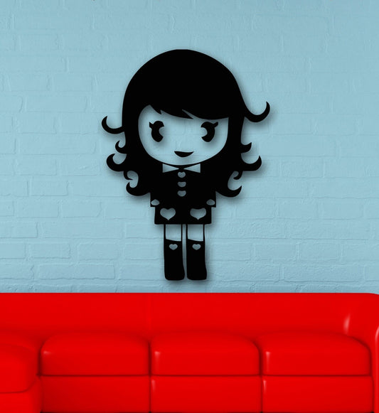 Wall Stickers Vinyl Decal Girl Anime Cartoon Oriental ig1667