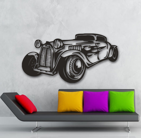 Wall Stickers Vinyl Decal Car Retro Vintage Garage Cool Decor (ig594)