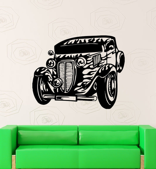 Wall Stickers Vinyl Decal Car Retro Vintage Garage Decor (ig593)