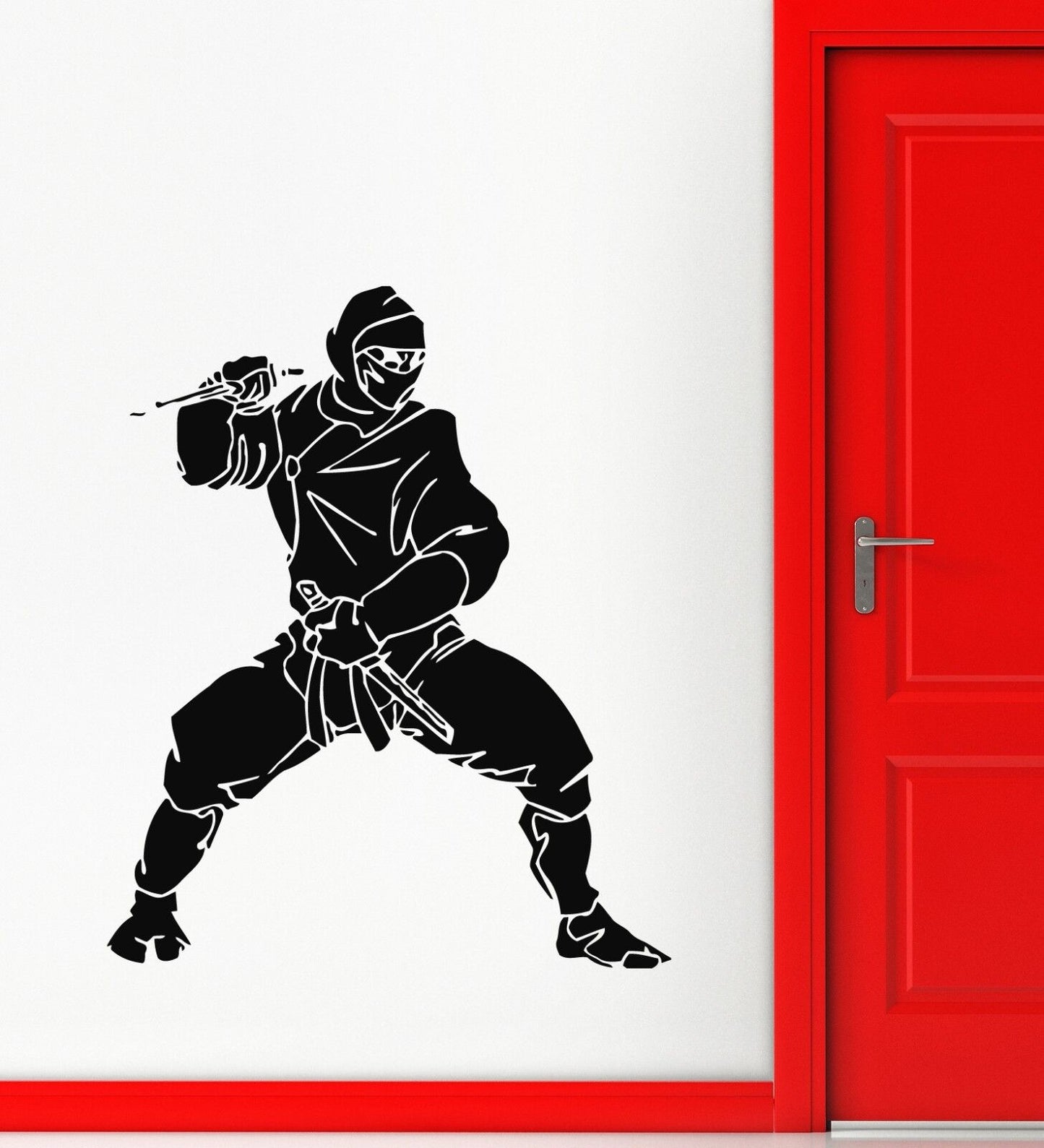 Wall Stickers Vinyl Decal Ninja Assassin Japanese Warrior (ig525)