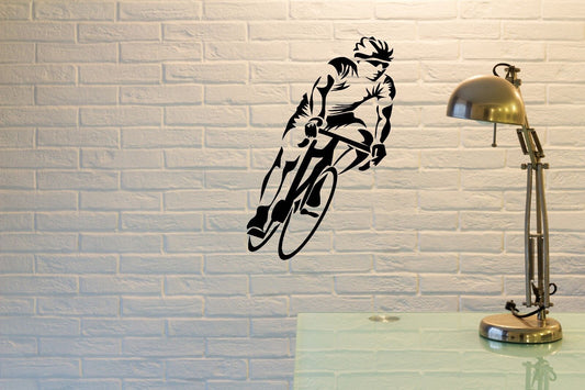 Autocollant mural en vinyle pour vélo, décor de Sport pour salon (z1118)