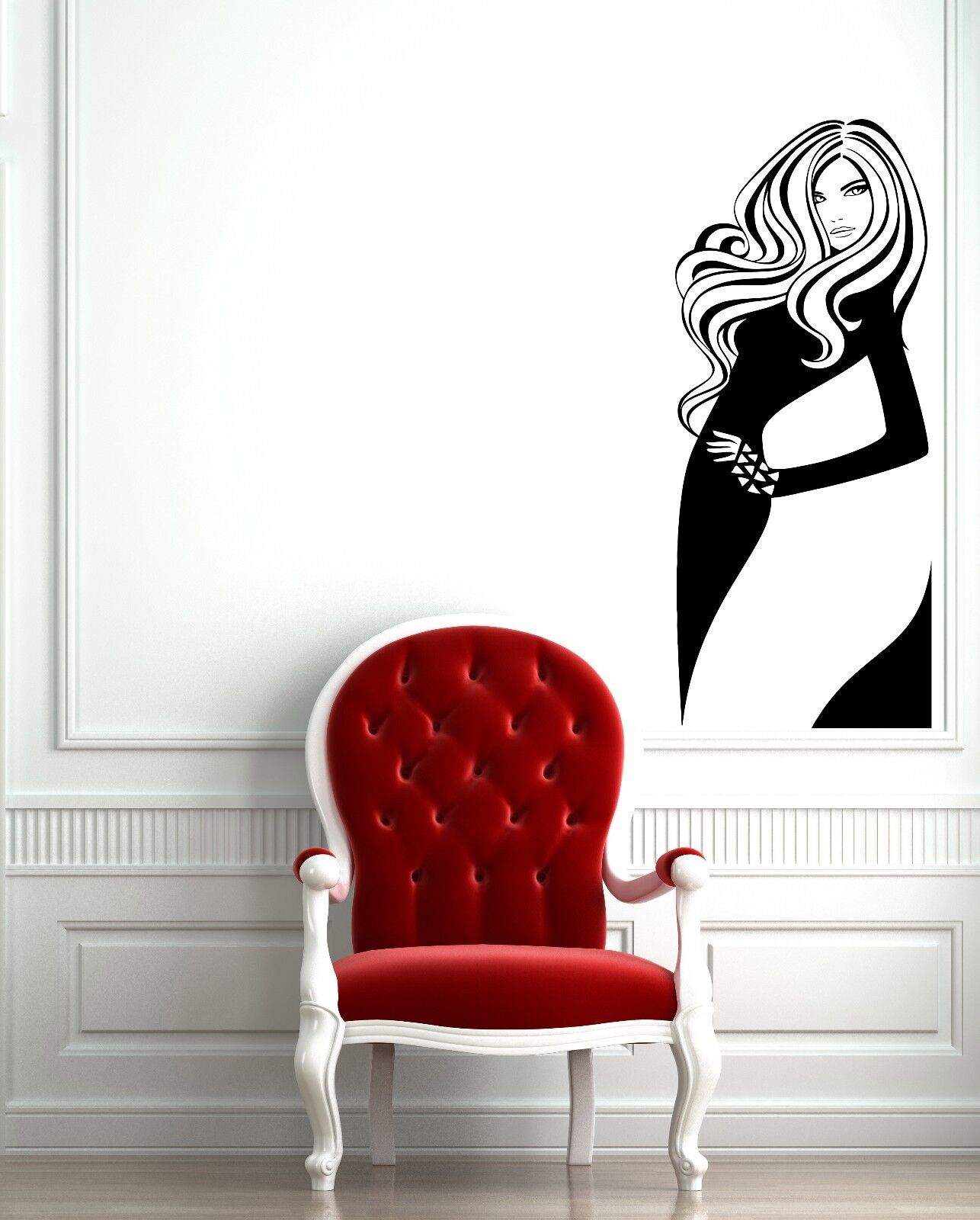 Girl Teen Mermaid Sexy Decor For Bedroom Wall Sticker Vinyl Decal  (z1119)