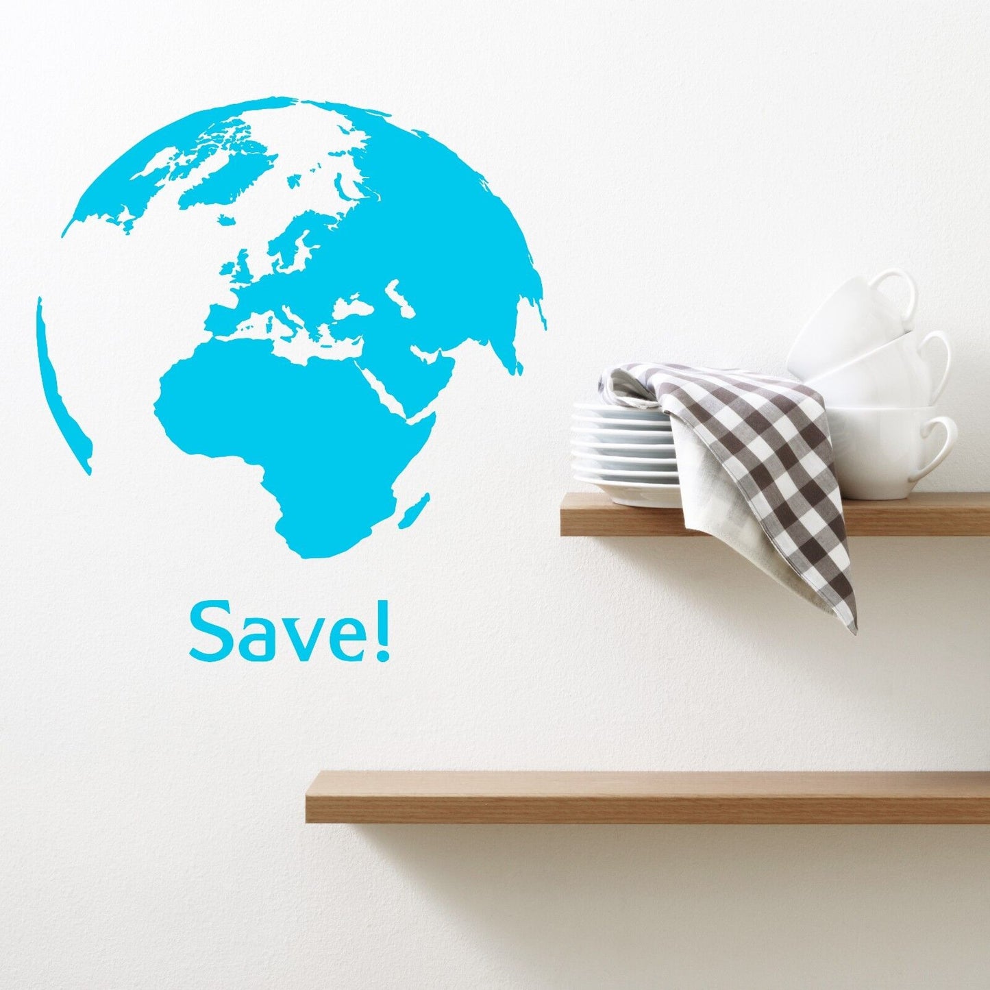 Vinyl Decal Wall Sticker Quote World Earth Greenpeace Living Room Decor (z1123)