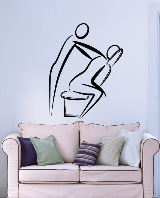 Vinyl Decal Wall Sticker Massage Salon Spa Beauty Decor (z1128)