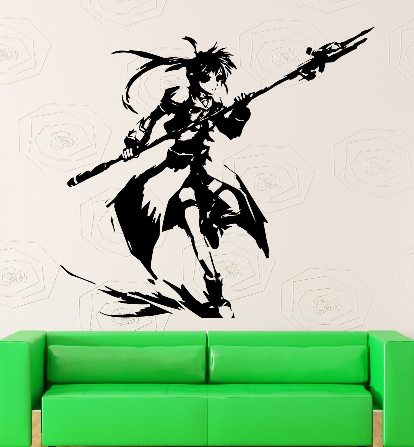 Wall Stickers Vinyl Decal Anime Girl Manga Cartoon Oriental Nursery (ig1715)