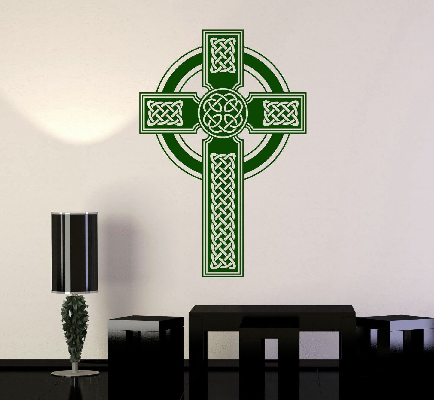 Wall Stickers Vinyl Decal Celtic Cross Irish Ireland Druids Religion (ig1732)