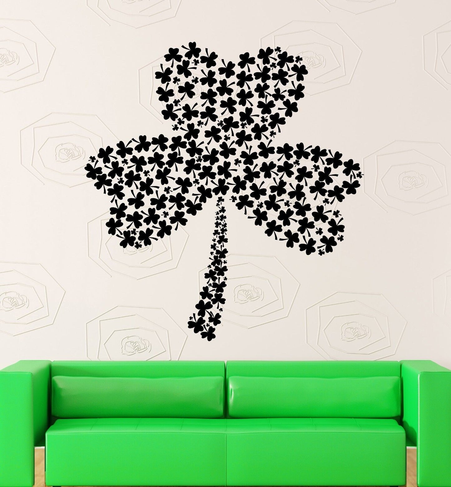 Wall Stickers Vinyl Decal Shamrock Symbol Ireland Irish Luck (ig1738)