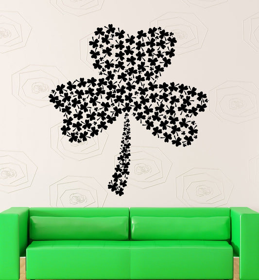 Wall Stickers Vinyl Decal Shamrock Symbol Ireland Irish Luck (ig1738)