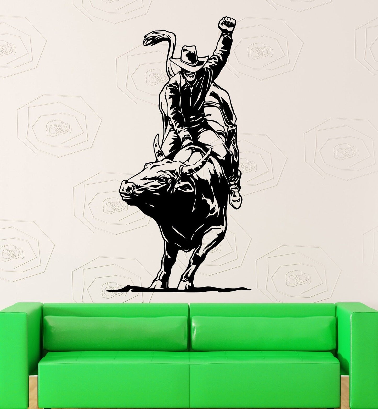 Wall Stickers Vinyl Decal Bull Bullfighting Spain Cowboy Tribal Decor (ig1753)