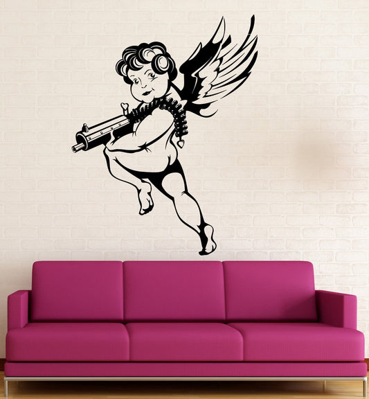 Wall Stickers Vinyl Decal Cupid Love Romance Lovers for Bedroom (ig1773)