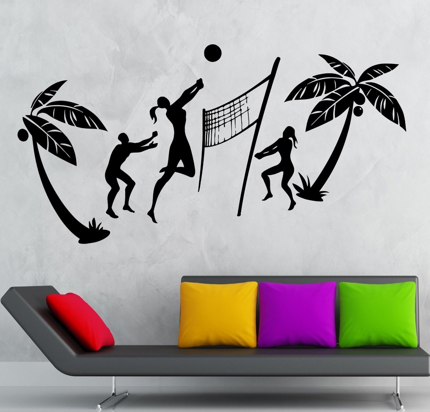 Wall Stickers Vinyl Decal Beach Soccer Recreation Sports Health (ig1820)