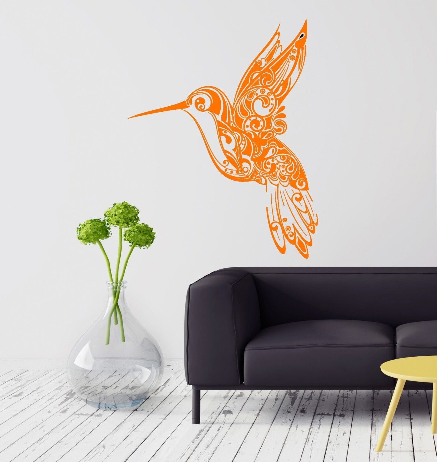 Wall Stickers Vinyl Decal Humming Bird Pattern Nature Beautiful Decor (ig1822)