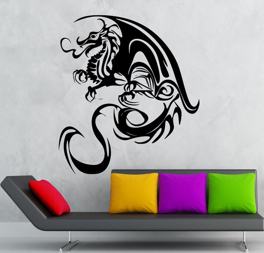 Wall Stickers Vinyl Decal Dragon Gothic Fantasy Decor Nursery Kids Room (ig1830)