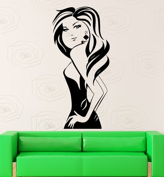 Wall Stickers Vinyl Decal Hot Sexy Girl Fashion Dress Shopping (ig1883)