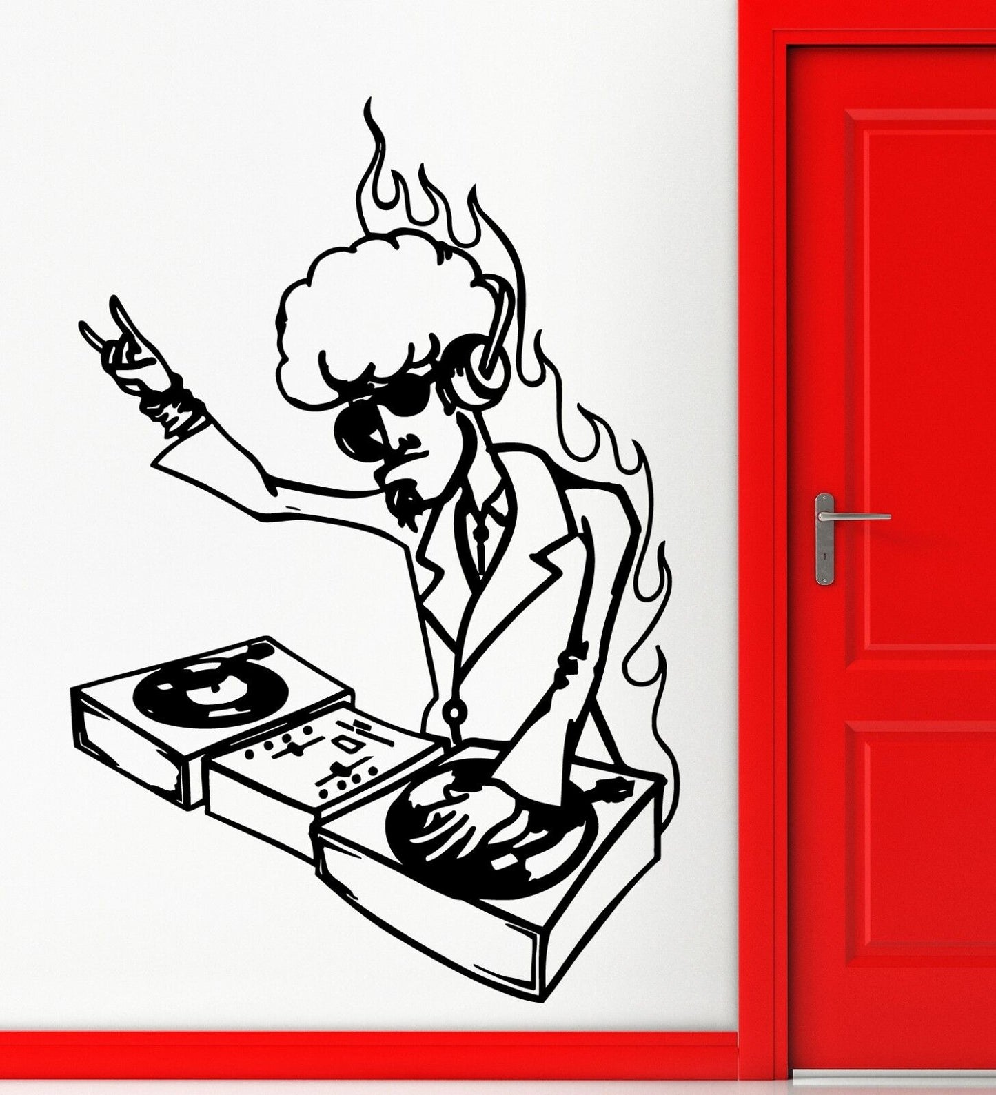 Wall Stickers Vinyl Decal Cool DJ Music Sound Night Club Party (ig1897)