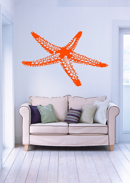 Vinyl Decal Wall Sticker Sea Star nautical Marine Ocean Beach House Decor (M003)