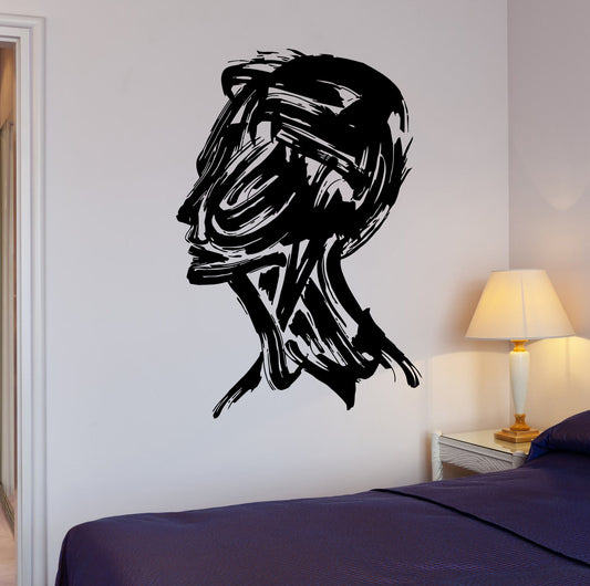 Wall Stickers Man Drawing Art Paint Coolest Decor Mural Vinyl Decal (ig1949)