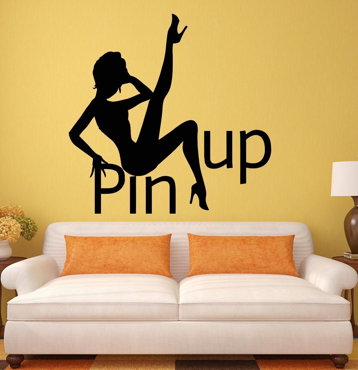 Wall Stickers Hot Sexy Girl Woman Pin Up Striptease Dance Vinyl Decal (ig1958)