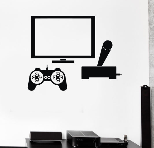 Wall Stickers Video Game Gamer PC Play Room Boy Teen Vinyl Decal (ig1964)