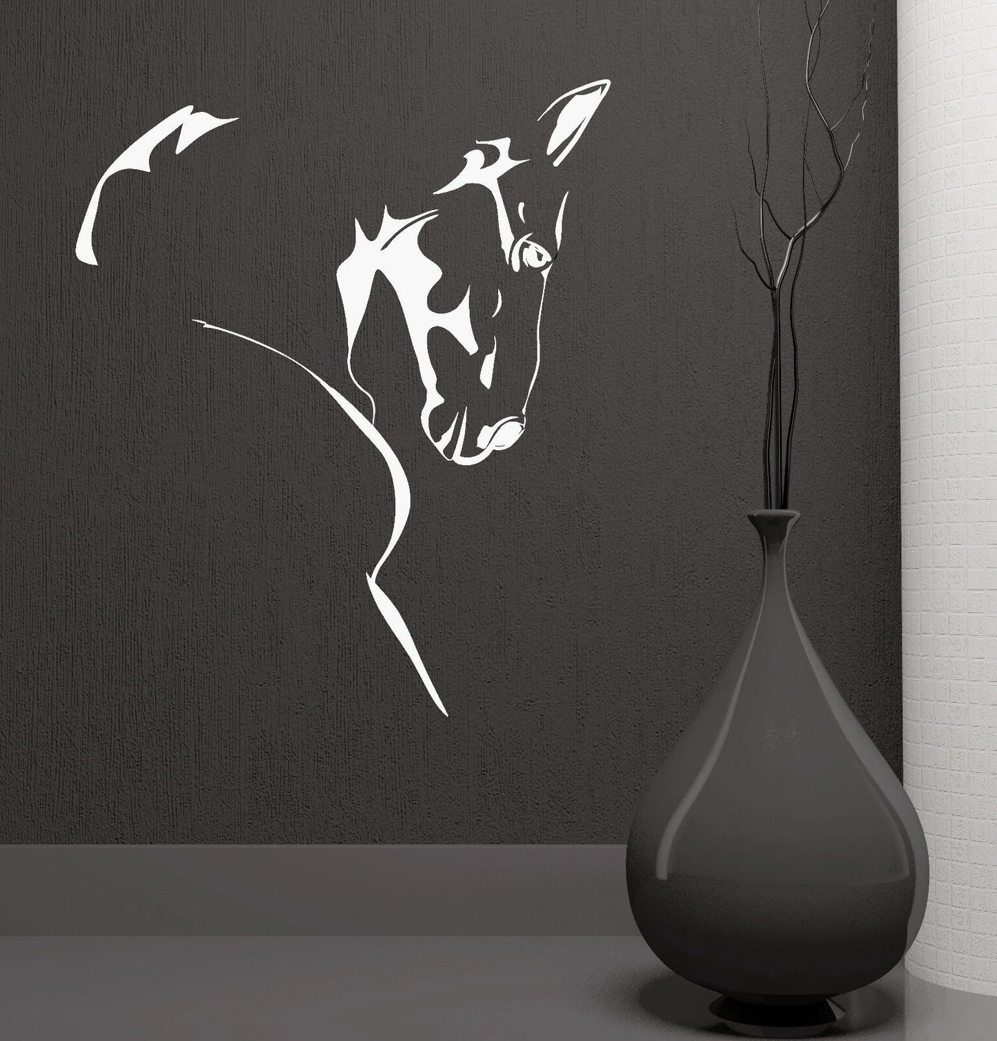 Wall Stickers Horse Mustang Beautiful Animals Art Vinyl Decal (ig2043)