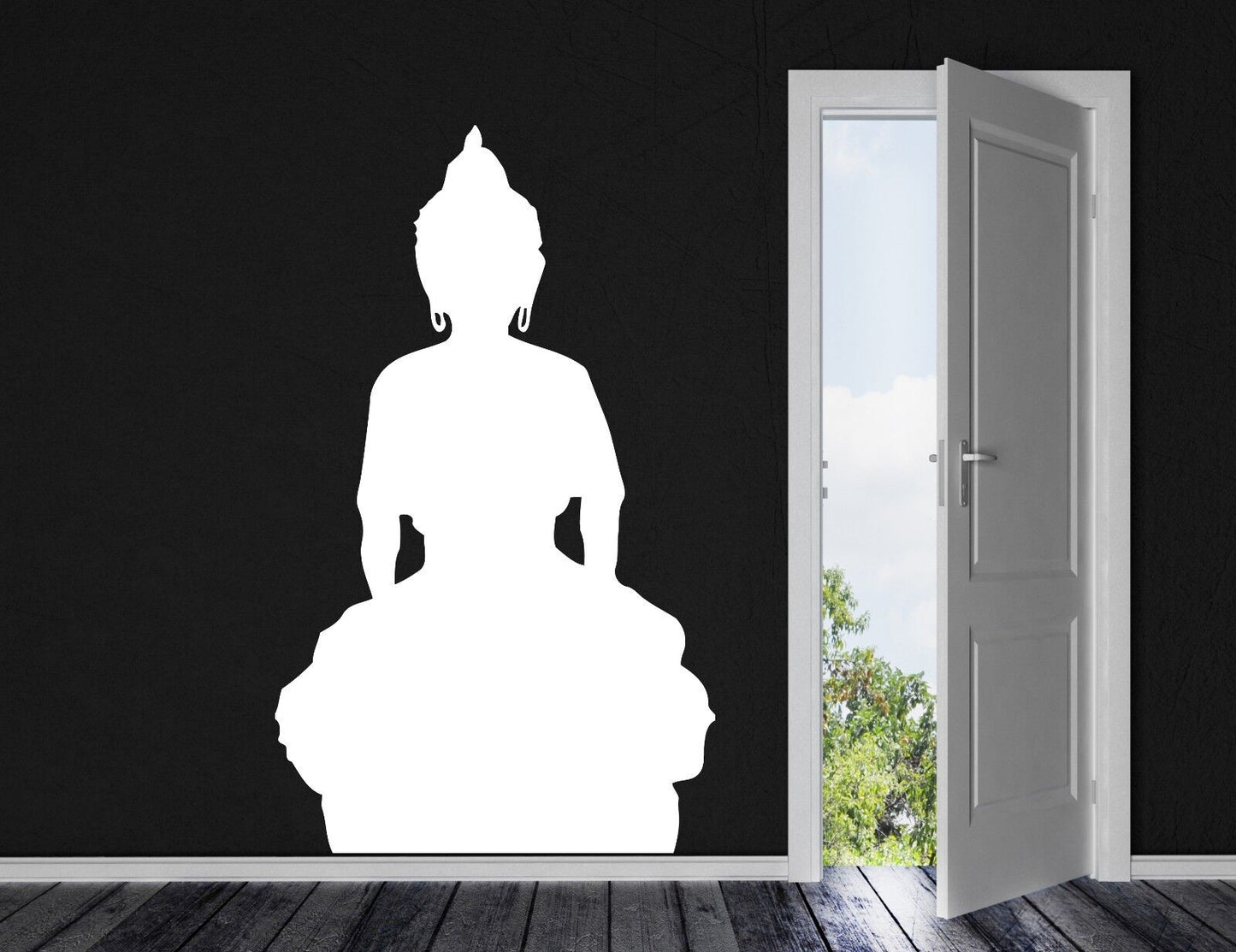 Wall Sticker Vinyl Decal Stylization Buddha Magical East Deity(n010)