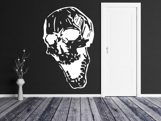 Wall Sticker Vinyl Decal Scary Skull Gothic Horror Dark Humor Art Decor (m233)