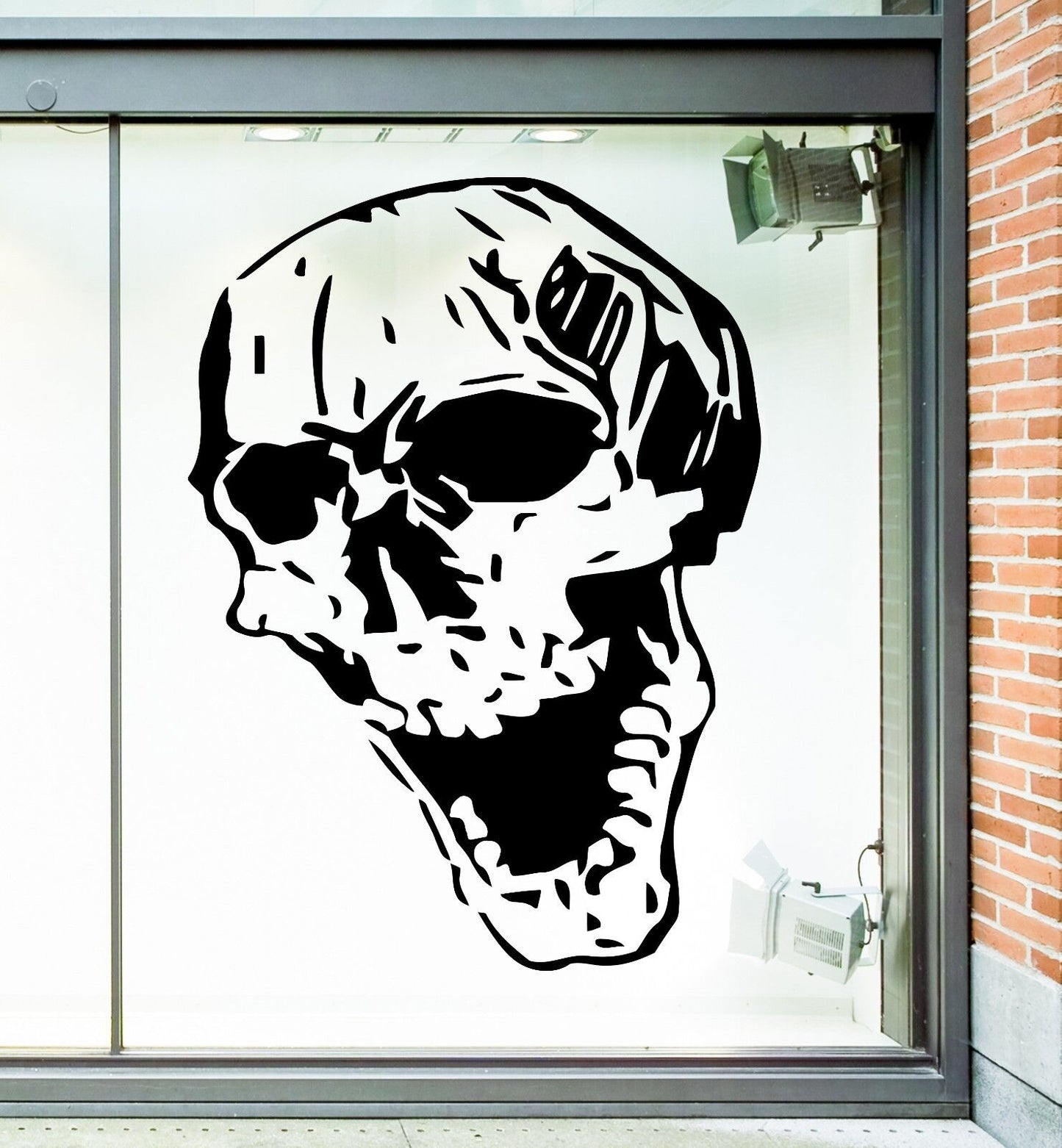 Wall Sticker Vinyl Decal Scary Skull Gothic Horror Dark Humor Art Decor (m233)