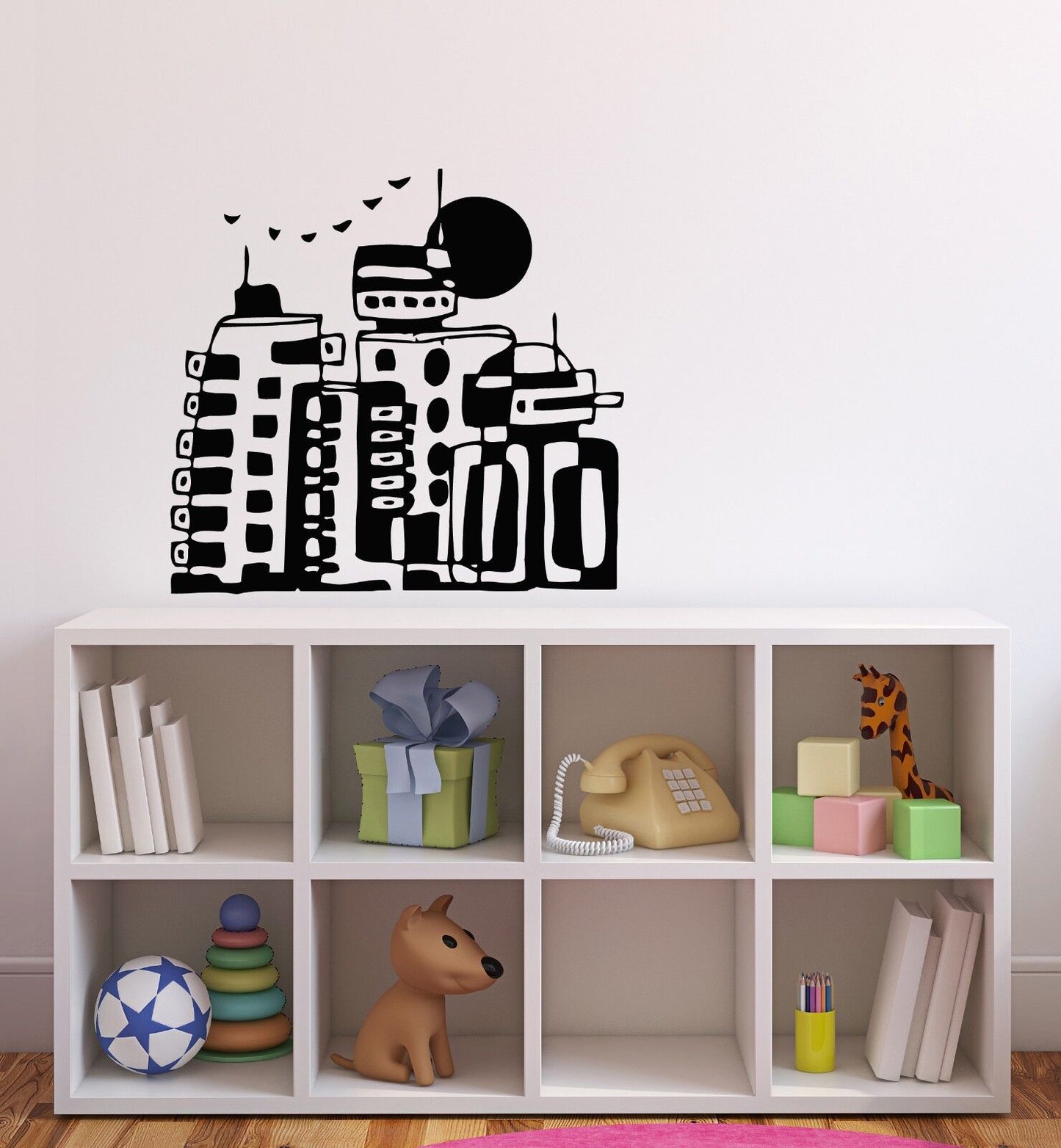 Wall Stickers Vinyl Decal Fun and Fantastic Image of the City Game (n011)