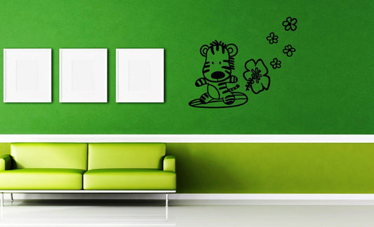 Wall Stickers Vinyl Decal Zebra Nursery Animal Baby For Kids ig1590