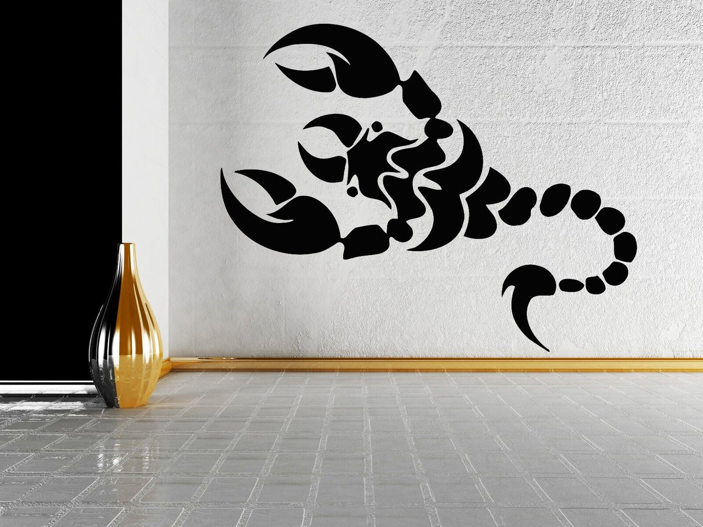 Scorpion Claws Tail Animals And Nature Wall Sticker Vinyl Decal (n030)