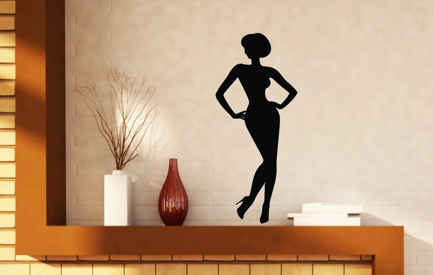 Wall Stickers Vinyl Decal French Model Fashion Design London Paris Tokyo (n019)