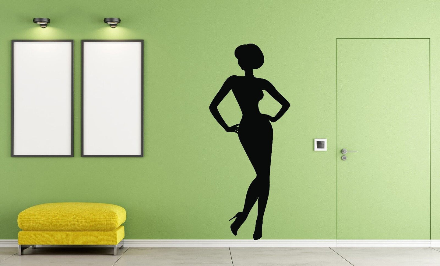 Wall Stickers Vinyl Decal French Model Fashion Design London Paris Tokyo (n019)