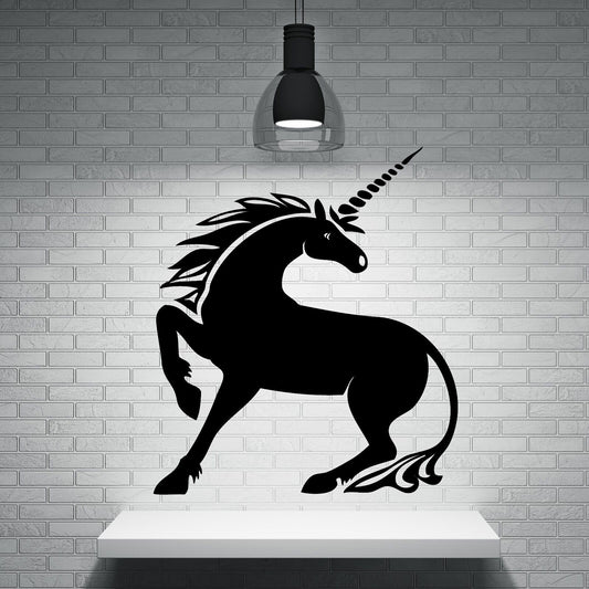 Decor Wall Sticker Vinyl Decal Unicorn Fairytale Fictional Animal Magic (n039)