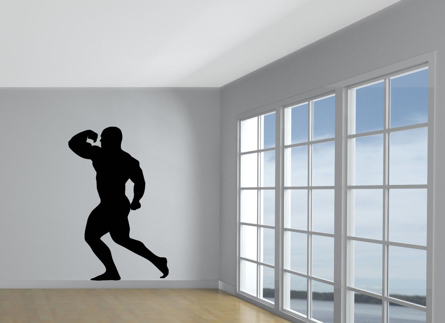 Wall Stickers Vinyl Decal Dodybuilder Athlete Fitness Fortitude Sport (n040)