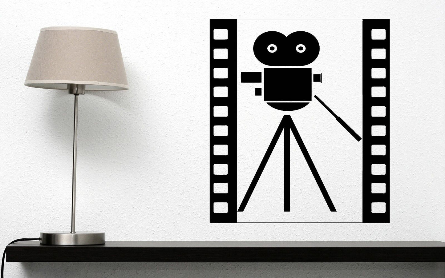 Wall Vinyl Sticker Decal Abstract Vintage Film Camera Symbol Hollywood (n041)