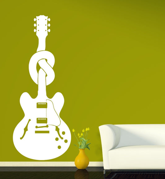 Wall Vinyl Sticker Decal Guitar Music Node Bass Strings Сomposer (n050)