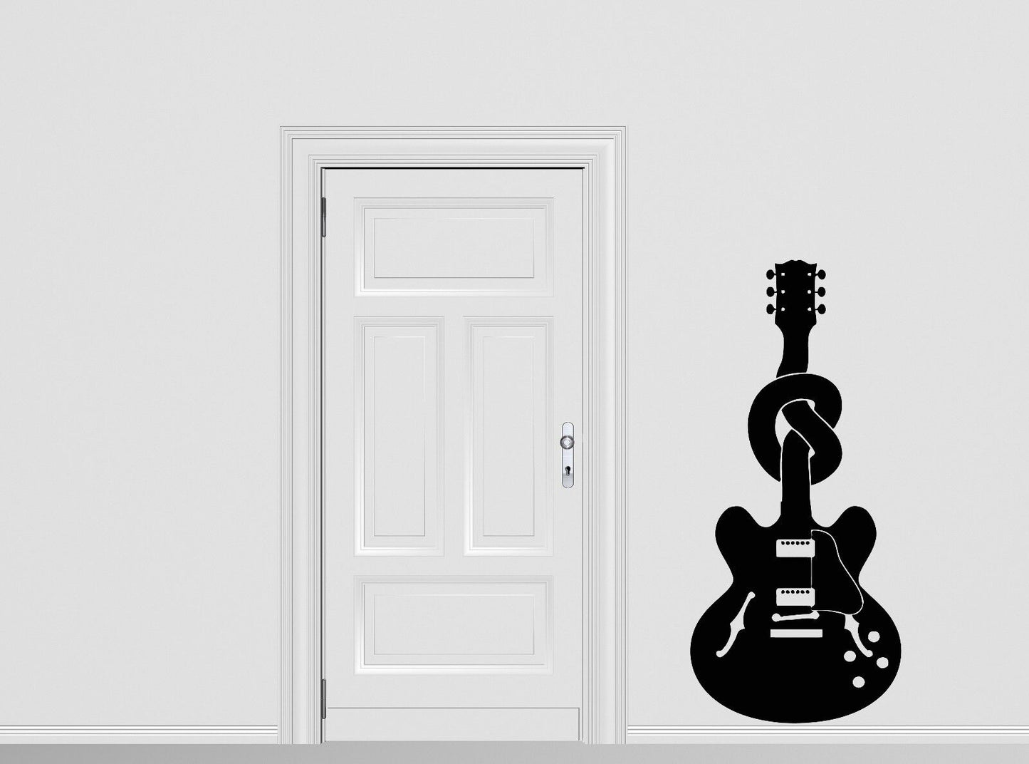 Wall Vinyl Sticker Decal Guitar Music Node Bass Strings Сomposer (n050)