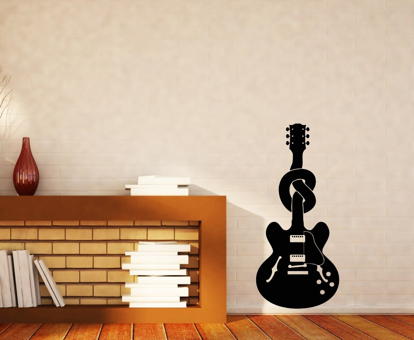 Wall Vinyl Sticker Decal Guitar Music Node Bass Strings Сomposer (n050)